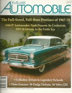 COLLECTIBLE AUTOMOBILE 2010 AUG - AUDI S5, FORD 69C, AMBASSADOR, PACKARD MYTH